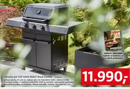 Bauhaus Plynový gril Cliff 3000 BEAST Black Edition nabídka