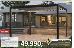 Bauhaus Hliníková pergola Korfu s LED osvětlením nabídka