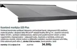 Bauhaus Kazetová markýza LED Plus nabídka