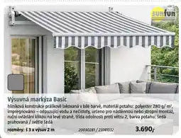 Bauhaus Výsuvná markýza Basic nabídka