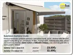 Bauhaus Kazetová markýza Crudo nabídka