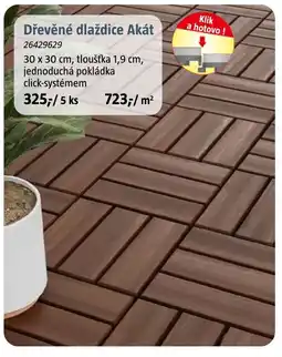 Bauhaus Dřevěné dlaždice Akát nabídka