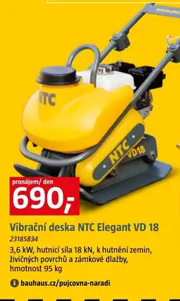 Bauhaus Vibrační deska NTC Elegant VD 18 nabídka