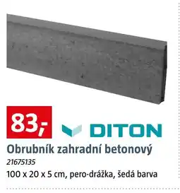 Bauhaus Obrubník zahradní betonový nabídka