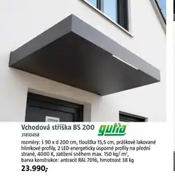 Bauhaus Vchodová stříška BS 200 nabídka