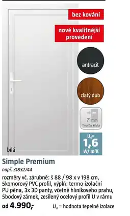 Bauhaus Simple Premium nabídka