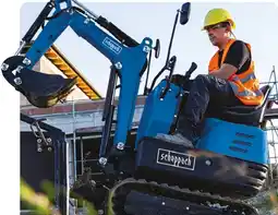 Bauhaus Scheppach Mini bagr nabídka