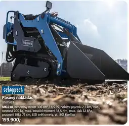 Bauhaus Scheppach Pásový nakladač nabídka
