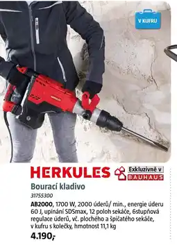 Bauhaus HERKULES Bourací kladivo nabídka