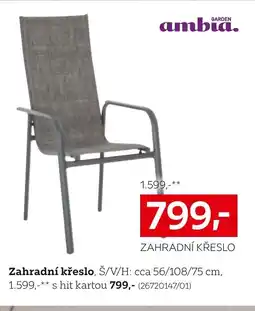 XXXLutz Zahradní křeslo nabídka