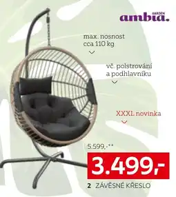 XXXLutz Závěsné křeslo nabídka