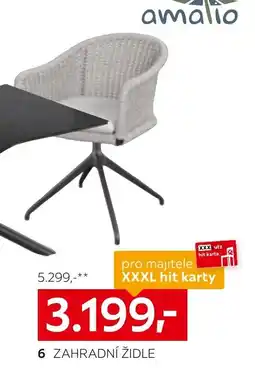 XXXLutz Zahradní židle nabídka