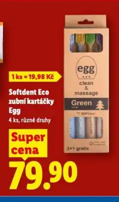 Lidl Softdent eco zubní kartáček nabídka