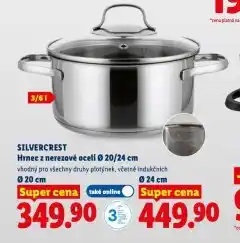 Lidl Hrnec z nerezové oceli 24 cm nabídka
