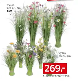 XXXLutz Dekorační tráva nabídka