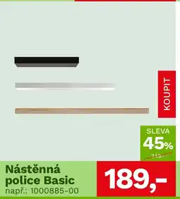 Asko Nástěnná police Basic nabídka