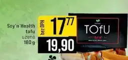 Jip Soy'n'Health tofu uzene nabídka