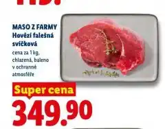 Lidl Hovězí falešná svíčková nabídka