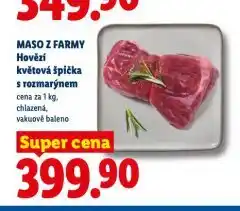 Lidl Hovězí květová špička s rozmarýnem nabídka