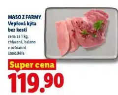 Lidl Vepřová kýta bez kosti nabídka
