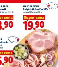 Lidl Radyňská krkovička nabídka