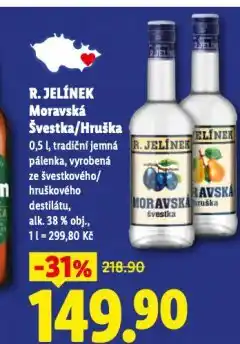 Lidl Moravská švestka nabídka