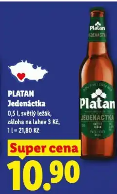 Lidl Pivo platan jedenáctka nabídka