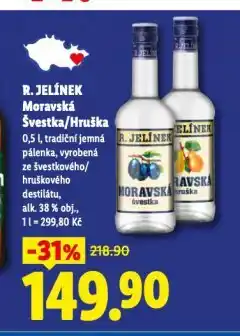 Lidl Moravská hruška nabídka