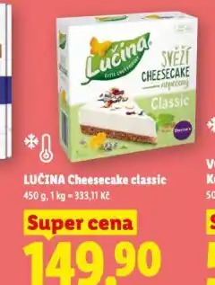 Lidl Lučina cheesecake nabídka