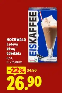 Lidl Hochwald ledová čokoláda nabídka