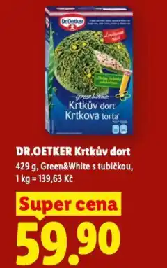 Lidl Dr. oetker krtkův dort nabídka