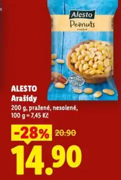 Lidl Arašídy nabídka