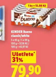 Lidl Kinder bueno nabídka