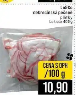 Jip Le&Co debrecínská pečeně platky bal. cca 400 g 100g nabídka