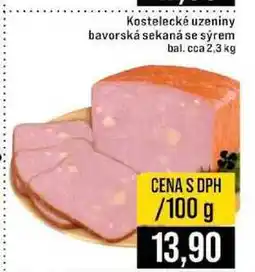 Jip Kostelecké uzeniny bavorská sekaná se sýrem bal. cca nabídka