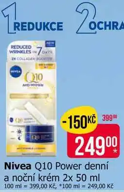 Teta Nivea Q10 Power denní a noční krém nabídka