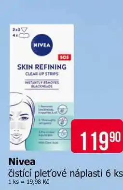 Teta Nivea čistící pleťové náplasti 6 ks nabídka