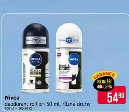 Teta Nivea deodorant roll on nabídka