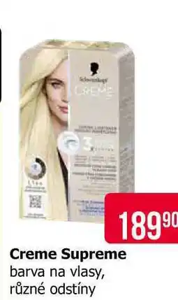 Teta Creme Supreme barva na vlasy, různé odstíny nabídka