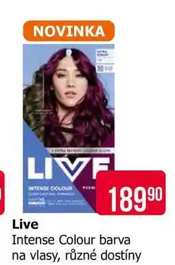 Teta LIVE Intense Colour barva na vlasy, různé dostíny nabídka