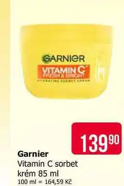 Teta Garnier Vitamin C sorbet krém nabídka