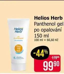 Teta Helios Herb Panthenol gel po opalování nabídka