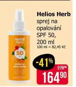 Teta Helios Herb sprej na opalování SPF 50 nabídka