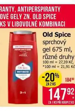 Teta Old Spice sprchový gel nabídka