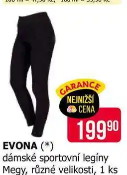 Teta EVONA dámské sportovní legíny Megy, různé velikosti, 1 ks nabídka