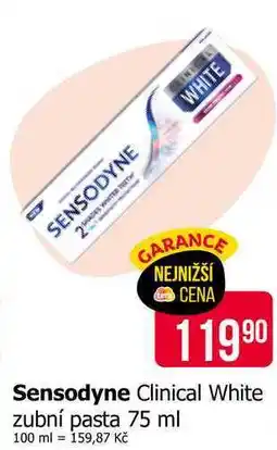 Teta Sensodyne Clinical White zubní pasta nabídka