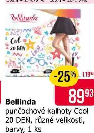 Teta Bellinda punčochové kalhoty Cool 20 DEN, různé velikosti, barvy, 1 ks nabídka