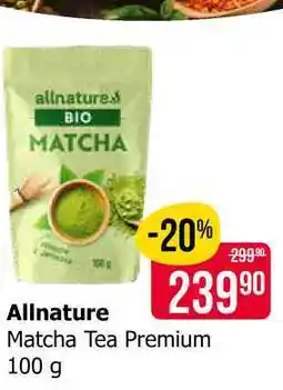 Teta Allnature Matcha Tea Premium nabídka