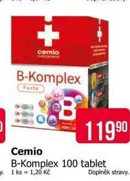 Teta Cemio B-Komplex 100 tablet nabídka