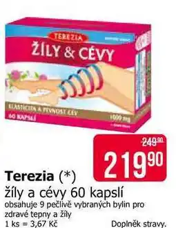 Teta Terezia žíly a cévy 60 kapslí nabídka